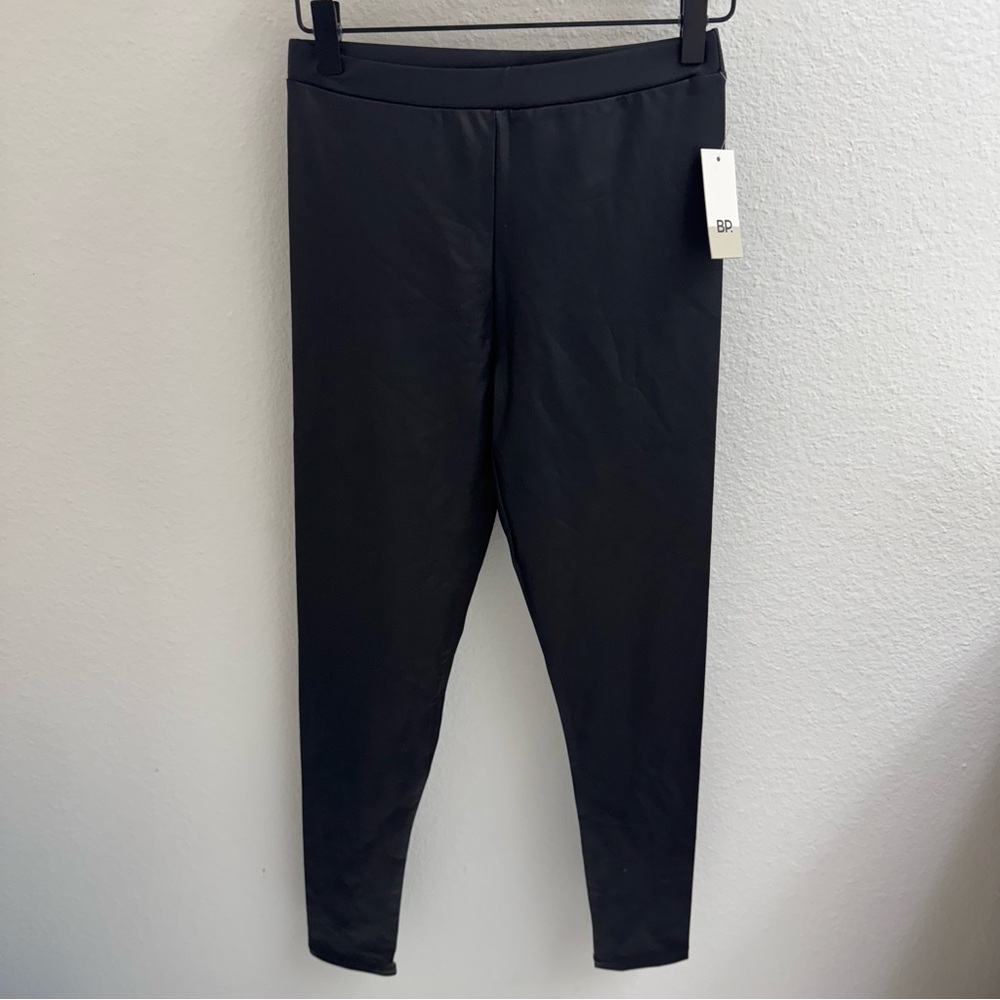 BP Faux Leather Black Leggings